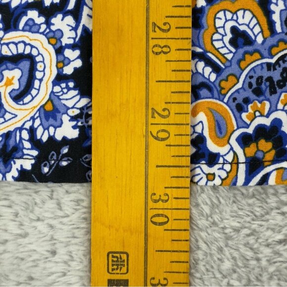 Robert Graham Men's Small Classic Fit Paisley Navy Long Sleeve Shirt - Picture 9 of 15